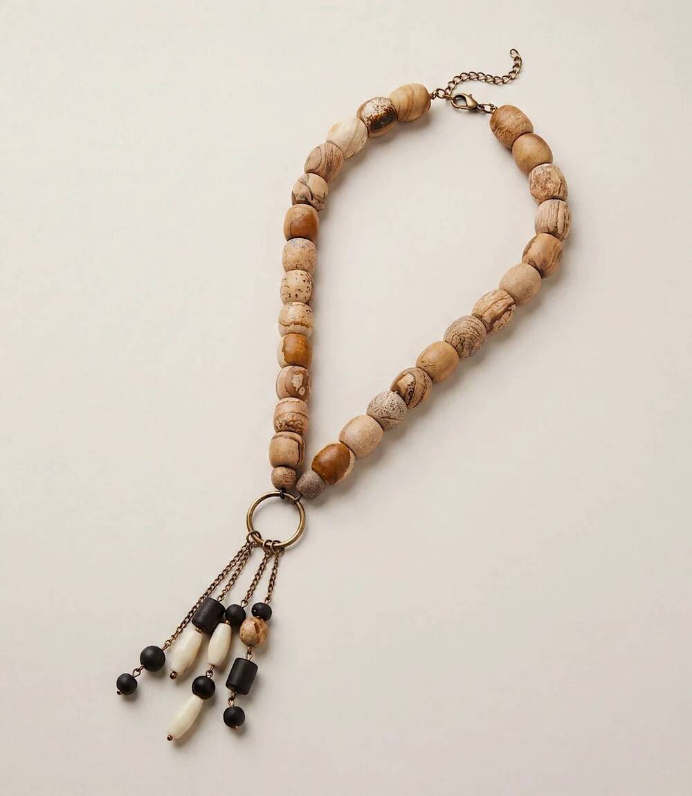 NEW RONDA SMITH women's island gemstone necklace in multi